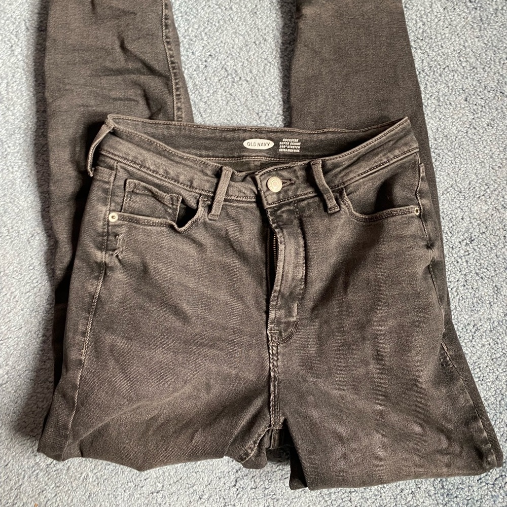 Old navy rockstar super skinny high rise jeans